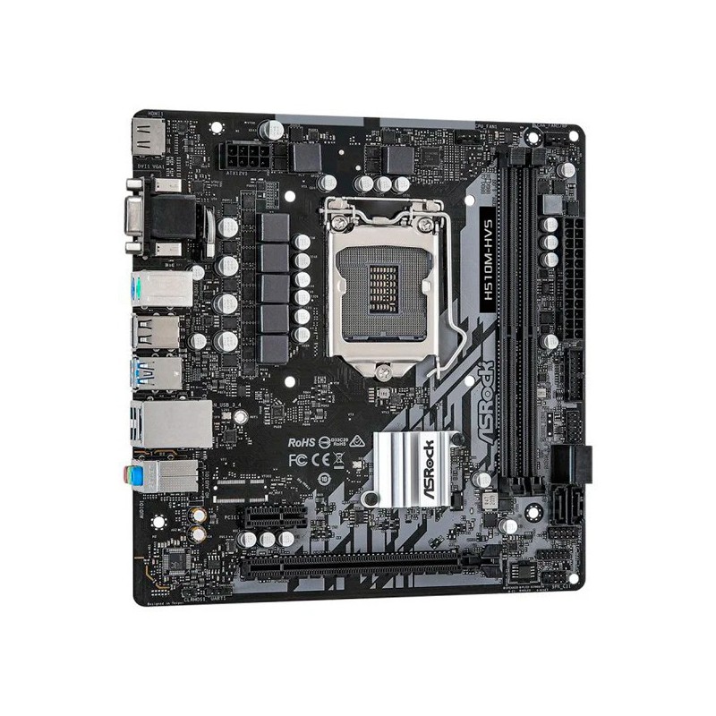 PLACA BASE ASROCK H510M-HVS,INTEL,1200,H510,2DDR4,64GB,VGA+H