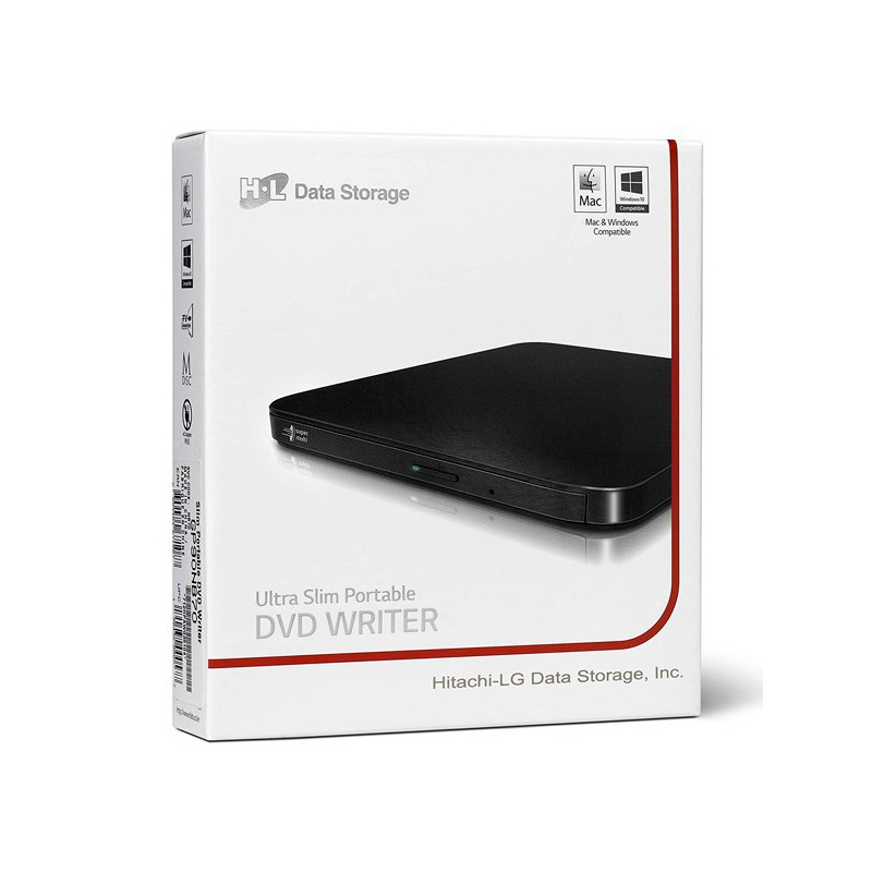 REGRABADORA LG-H DVD-W EXTERNA SLIM RETAIL NEGRO