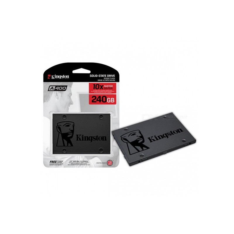 DISCO SOLIDO SSD KINGSTON 240GB SATA3 SSDNOW SA400
