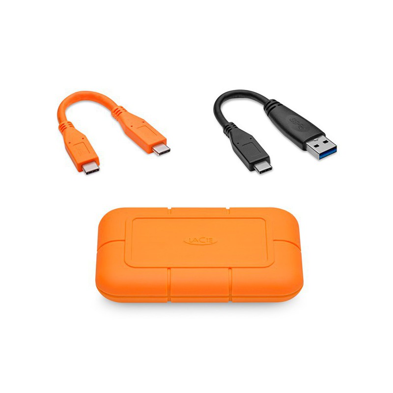 DISCO DURO EXTERNO LACIE RUGGED SSD PORTABLE 1TB 3.1