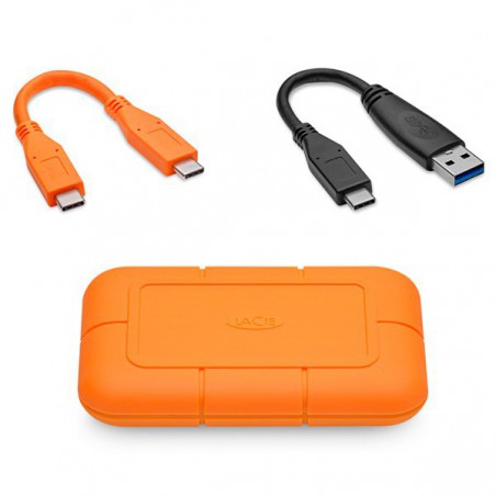 DISCO DURO EXTERNO LACIE RUGGED SSD PORTABLE 1TB 3.1