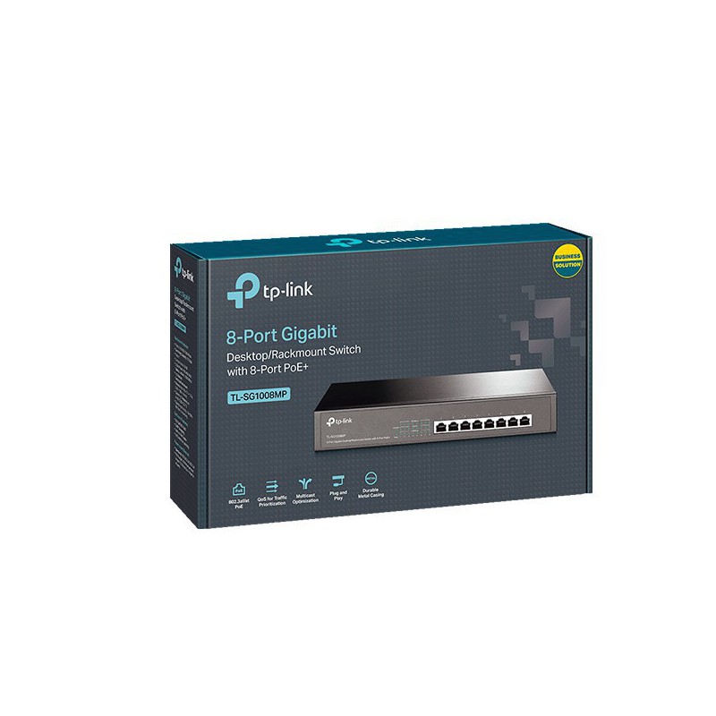 SWITCH TP-LINK TL-SG1008MP SWITCH 8XGB POE+ TL-SG1008MP 