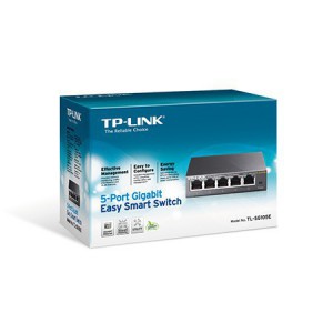 SWITCH TP-LINK 5 PUERTOS METALICO 10/100/1000 EASY SMART