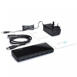 HUB TP-LINK USB 3.0 7 PUERTOS UH720 FUENTE ALIMENT.
