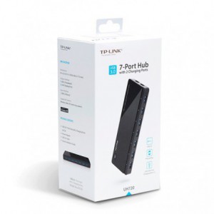 HUB TP-LINK USB 3.0 7 PUERTOS UH720 FUENTE ALIMENT.