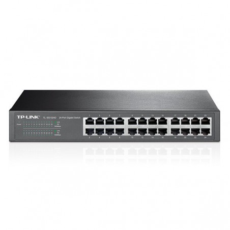SWITCH TP-LINK 24 PUERTOS 10/100/1000 RACK TL-SG1024D 