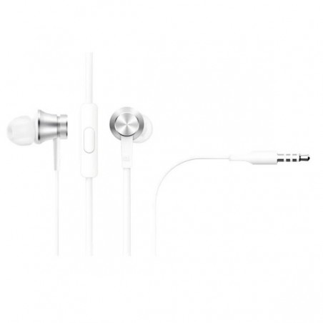 AURICULARES XIAOMI INTRAUDITIVOS MI IN-EAR PLATA 5MW(BOTON)