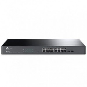 SWITCH TP-LINK GESTIONABLE 16P GIGABIT 2 RA. SFP GIGABIT 19"