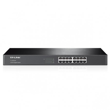 SWITCH TP-LINK 19" 16X 10/100/1000 MBPS RJ45 RACK