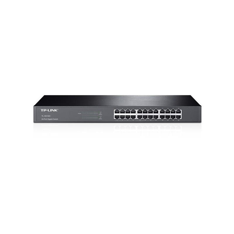 SWITCH TP-LINK 19" 24X 10/100/1000 MBPS RJ45 RACK 