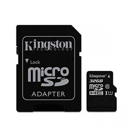 MICRO SDHC KINGSTON 32GB  CLASE 10*