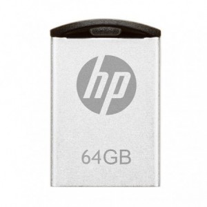 PENDRIVE HP V222W   64GB USB2.0 PLATA (MINI)*