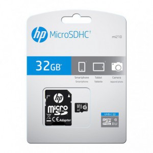 MICRO SDHC HP 32GB  CLASE 10 CON ADAPTADOR*