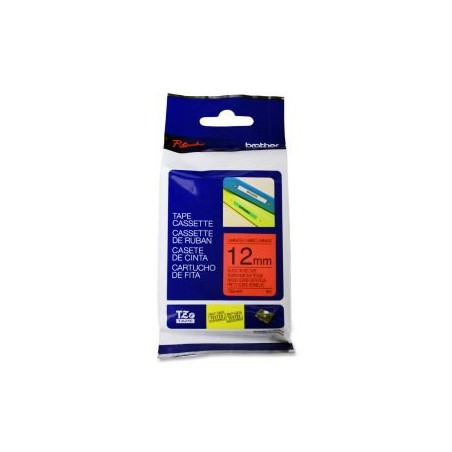 CINTA BROTHER ORIG.TZ431/E ROJO/NEGRO  12MM