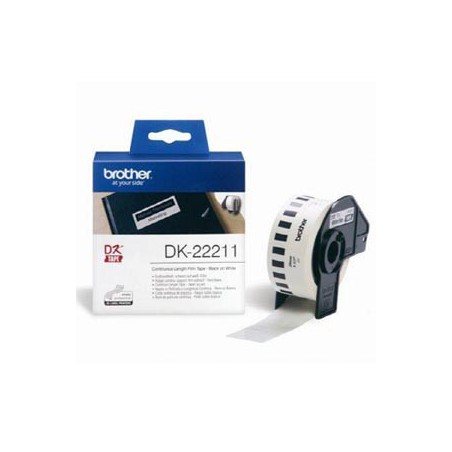 CINTA BROTHER PLASTICA 29 MM BLANCA DK22211