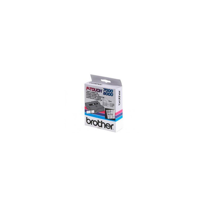 CINTA BROTHER ORIG. TX151 TRANSPARENTE/NEGRO*