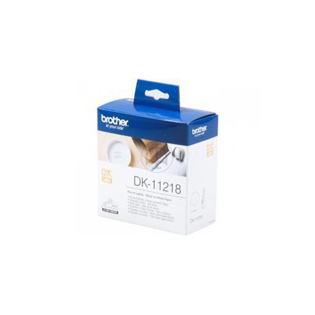 ETIQUETA BROTHER CIRCULARES 24 X 24 DK11218 