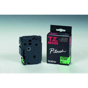 CINTA BROTHER ORIG.TZD51 FLUOR./VERDE/NEGRO* 24MM