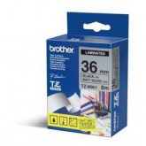 CINTA BROTHER ORIG.TZM961/E PLATA MATE/NEGRO 36MM