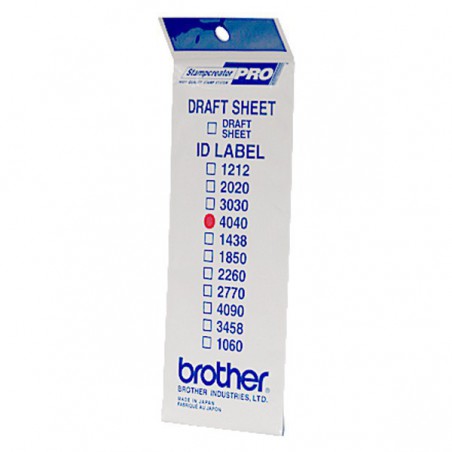 ETIQUETAS BROTHER IDENTIFICADORAS ID-4040