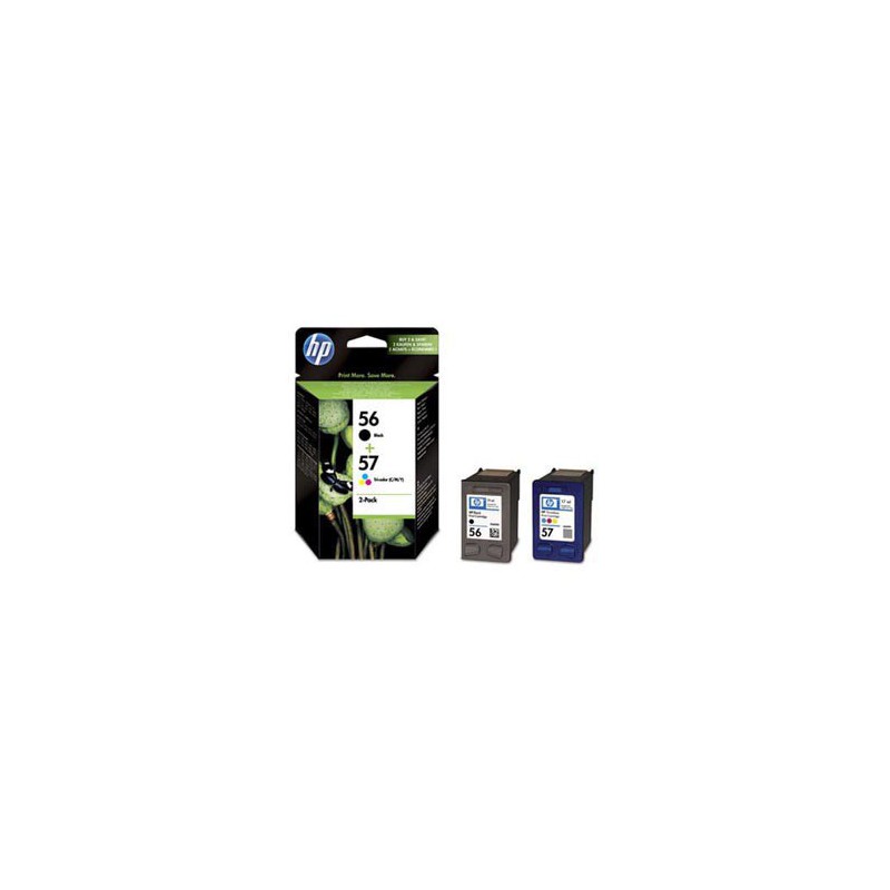 INK JET HP ORIG.SA342AE  56/57 NEGRO/TRICOLOR