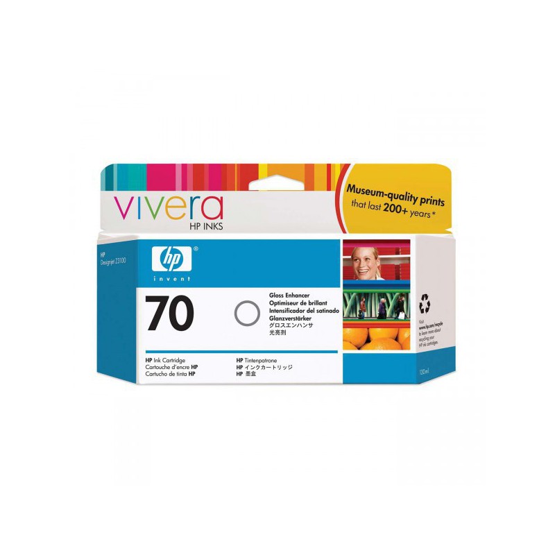 INK JET HP ORIG. C9459A Nº70 NEGRO 130ML