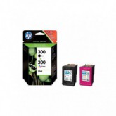INK JET HP ORIG. CN637EE NEGRO/COLOR Nº300 PACK-2