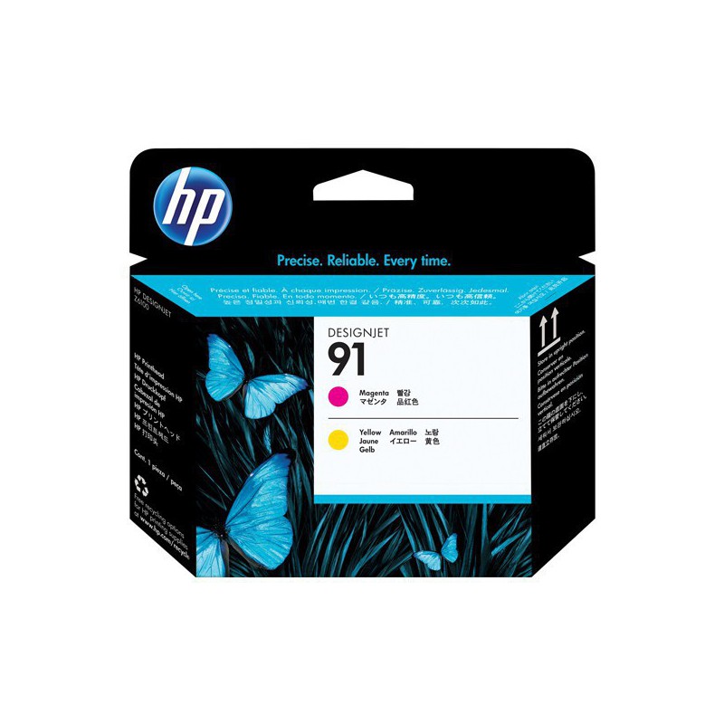INK JET HP ORIG.C9461A Nº91 CABEZAL MAG Y AMAR