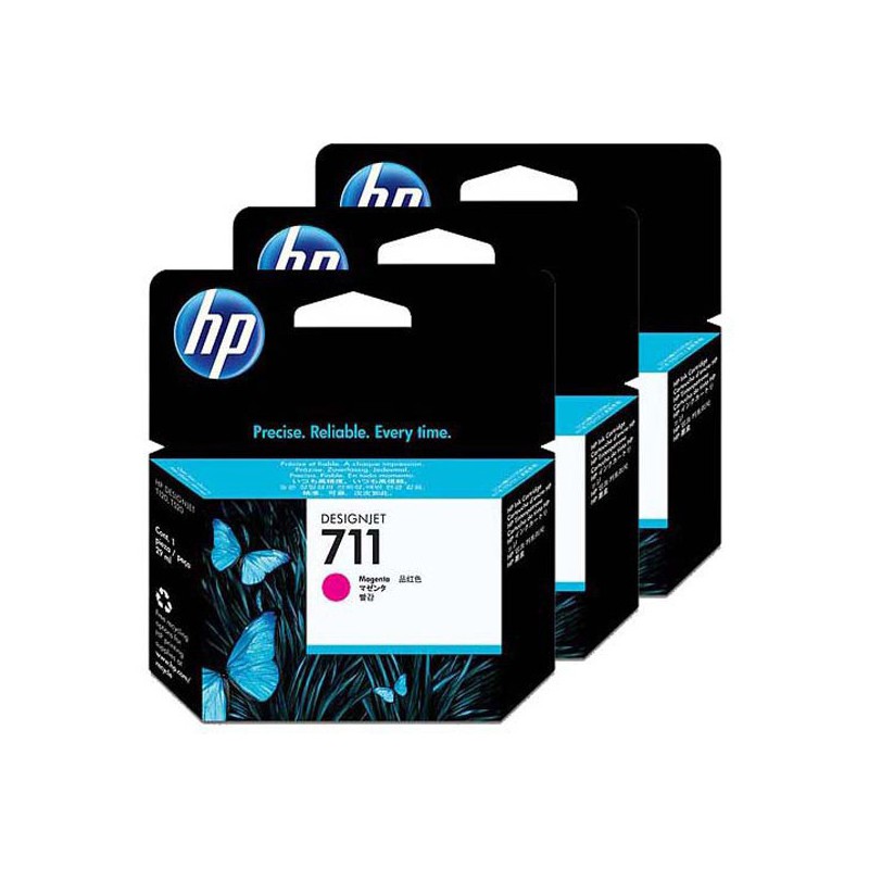 INK JET HP ORIG. CZ135A  Nº711 MAGENTA PACK 3