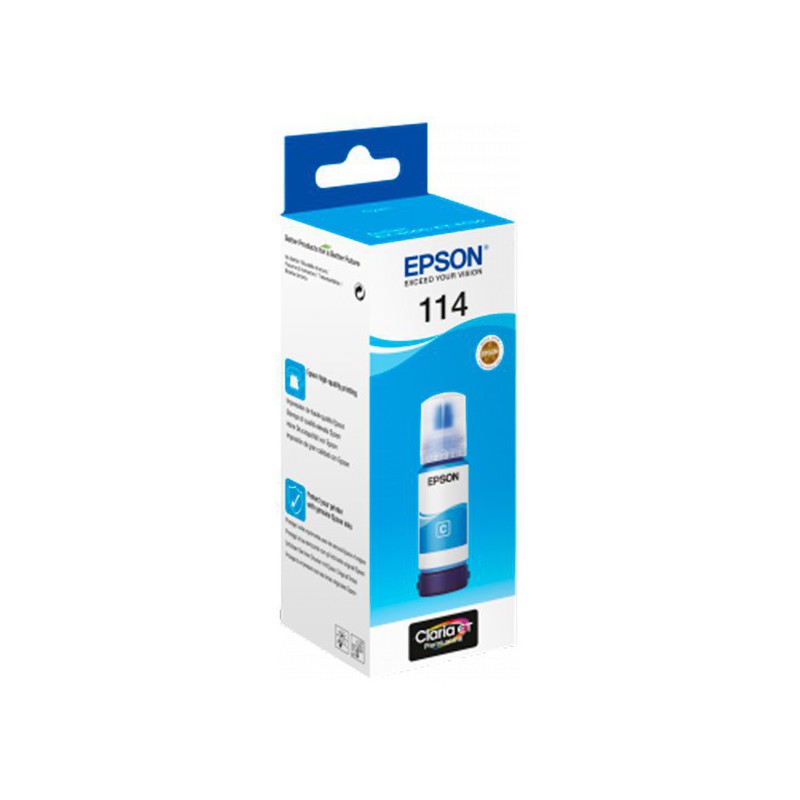 INK JET EPSON ORIG. C13T07B240 Nº114 ECOTANK CYAN
