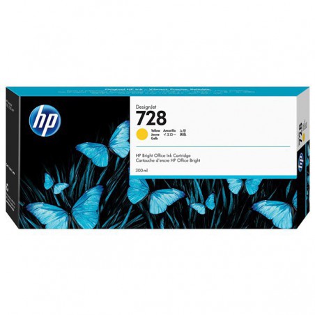 INK JET HP ORIG. F9K15A AMARILLO ALTA HP 728 300ML 