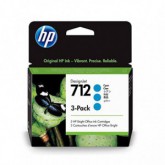 INK JET HP ORIG. 3ED77A  Nº712XL  CYAN PACK3