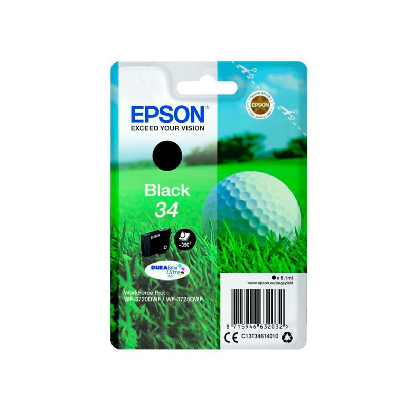INK JET EPSON ORIG. C13T3461 NEGRO 350 PAG.