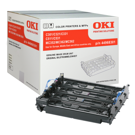 DRUM OKI ORIG. C301/321/C531 BK/C/M/Y 44968301