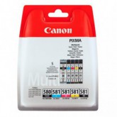 MULTIPACK CANON ORIG.PGI580BK+CLI581K/C/M/Y(2078C006)