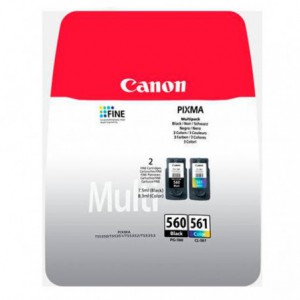MULTIPACK CANON ORIG.PG560BK+CL561 TRICOLOR +PAPEL