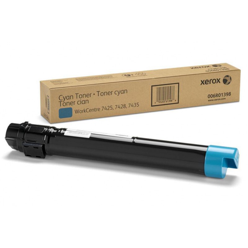 TONER XEROX ORIG. WC7425 006R01398 CYAN