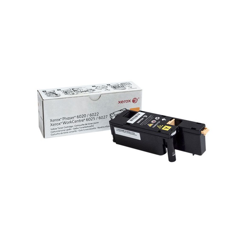 TONER XEROX ORIG. PHASER 6020 AMARILLO 106R02758