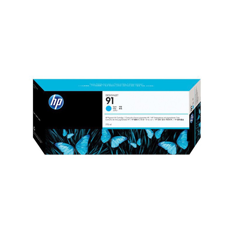 INK JET HP ORIG.C9467A  Nº 91 CIAN  775ML