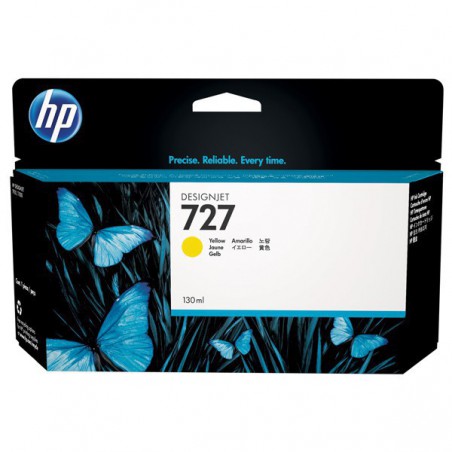 INK JET HP ORIG. B3P21A AMARILLO ALTA HP Nº727 130ML
