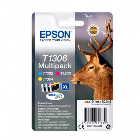 INK JET EPSON ORIG.C13T13064012 PACK(T1306XL C/M/Y)