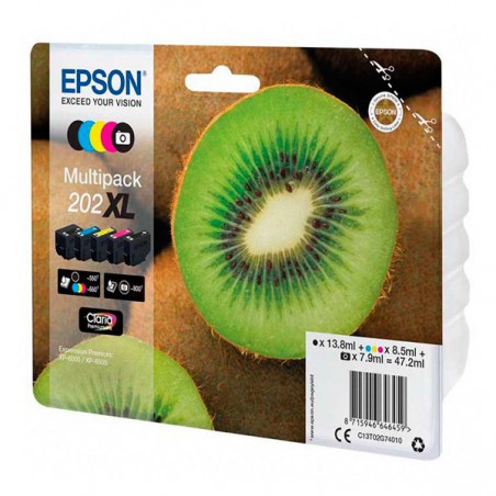 INK JET EPSON ORIG.MULTIPACK  C13T02G74010  202XL 