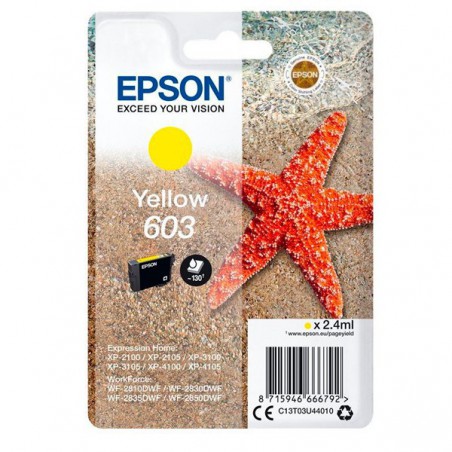 INK JET EPSON ORIGINAL C13T03U44010 AMARILLO Nº603 