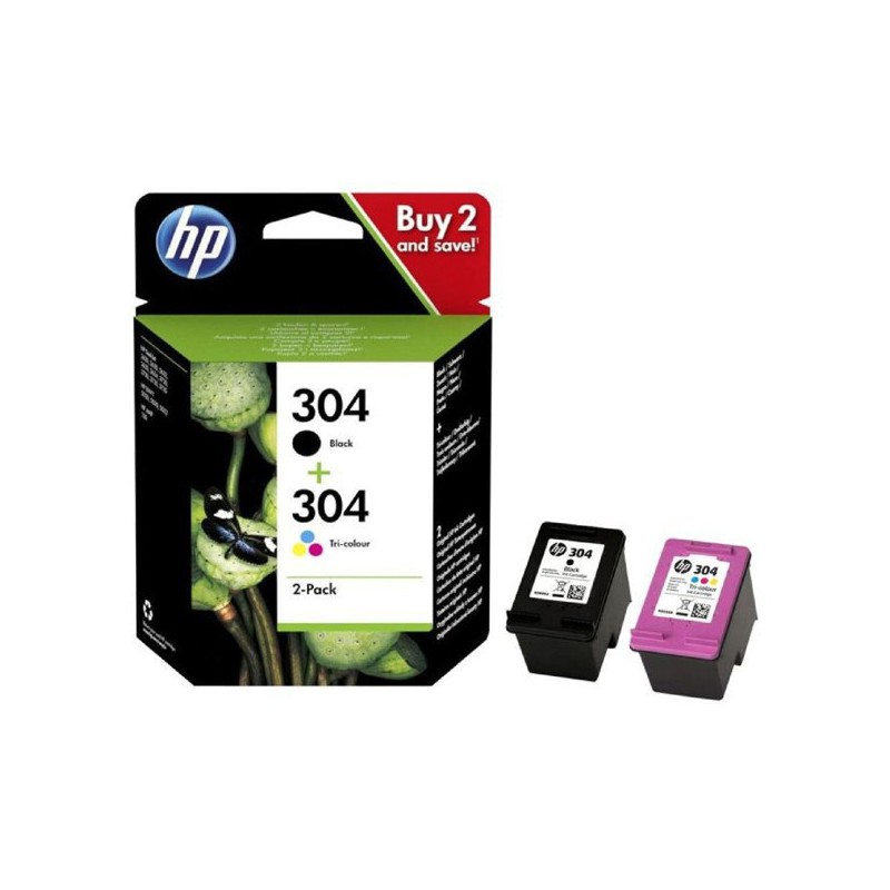 INK JET HP ORIG. PACK Nº304 NEGRO+COLOR  3JB05AE