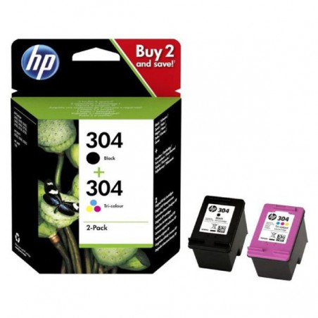 INK JET HP ORIG. PACK Nº304 NEGRO+COLOR  3JB05AE