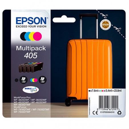 INK JET EPSON ORIG. C13T05G Nº405  MULTIPACK 4 COLORES