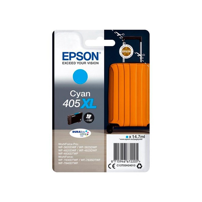 INK JET EPSON ORIG. C13T05H240  Nº405XL CYAN