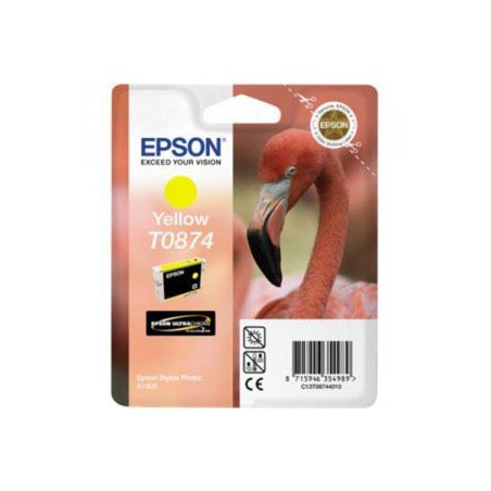 INK JET EPSON ORIGINAL C13T08744010 AMARILLO