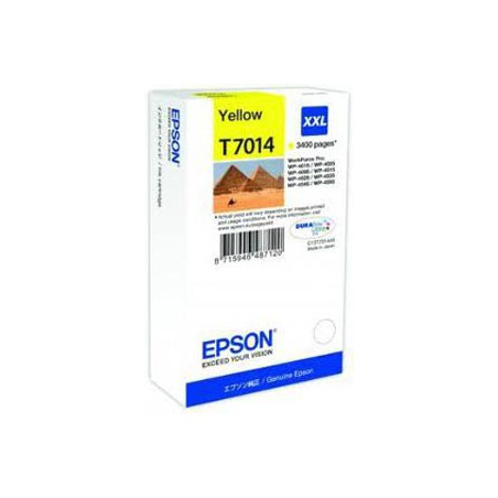 INK JET EPSON ORIGINAL C13T7014 AMARIL 3400PA