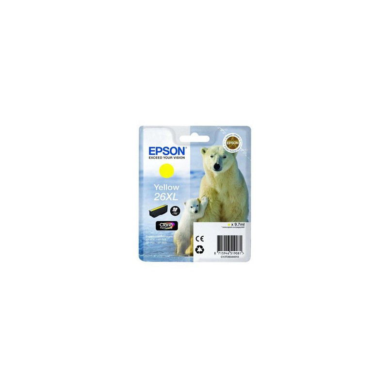 INK JET EPSON ORIG. C13T26344010 26XL YELLOW
